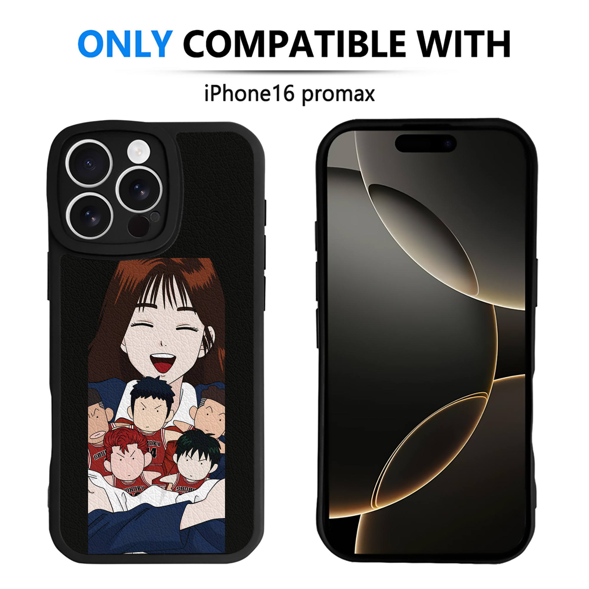 （画像用） SLAM DUNK／スラムダンク 【iPhone 16シリーズ対応】シリコンスマホケース（レザー調） 材質：シリコン